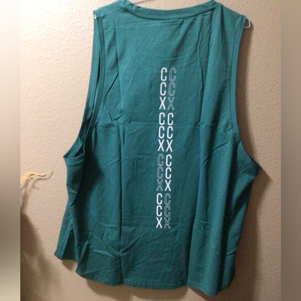 CITY CHIC  CCX TANK SHIRT SEA GREEN - Picture 3 of 9